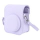 thumbnail image 1 of Mini bolsa protectora para cámara instantánea, funda de PU con correa de hombro ajustable para Fujifilm Instax Mini 12, color morado, 1 of 14