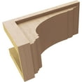 thumbnail image 6 of 7"W x 14"D x 7"H Wide Warren Rough Cedar Woodgrain TimberThane Corbel, Primed Tan, 6 of 6
