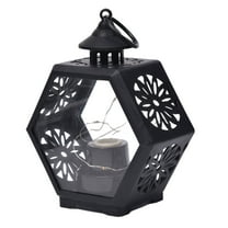 Tainini Vintage LED,Battery Powered Camping Lamp Outdoor Hanging Lantern Flickering Flame Rechargeable Retro Lanterns Remote Control Light Non-Solar