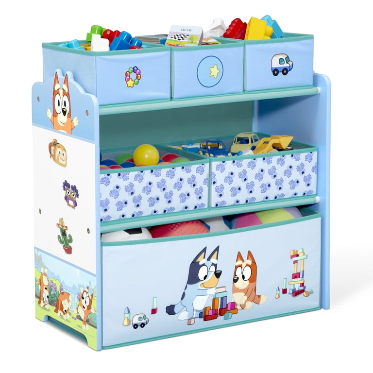 Delta Children Bluey 6-Bin Toy Storage Organizer photo 2