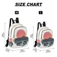 thumbnail image 2 of FORMRS Mini Backpack Purse for Women Travel Daypack Casual Shoulder Bag, Abstract Elephant, 2 of 7