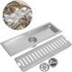 thumbnail image 5 of Rectangular Shower Drain with Pattern, 30cm, Compatible with Bathroom Floor Drain Replacement, 5 of 5