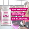 thumbnail image 4 of Essential Sports Nutrition Multivitamins for Women Supplement-Includes Biotin -Vitamin A- Energy and Immune Support, to Improve Blood Circulation, Skin, Hair & Nails, 4 of 7