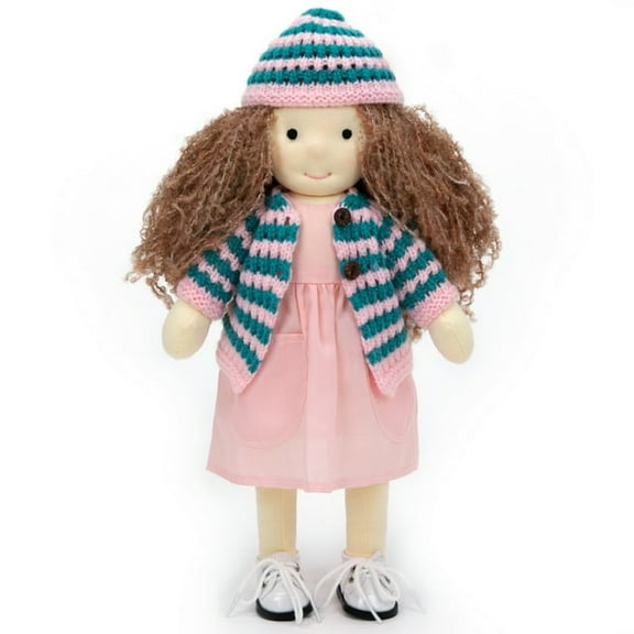 BlissfulPixie Handmade Wedding Present for her Waldorf Collect Rag Doll Birthday Present with Exquisite Box-Serenity 12"