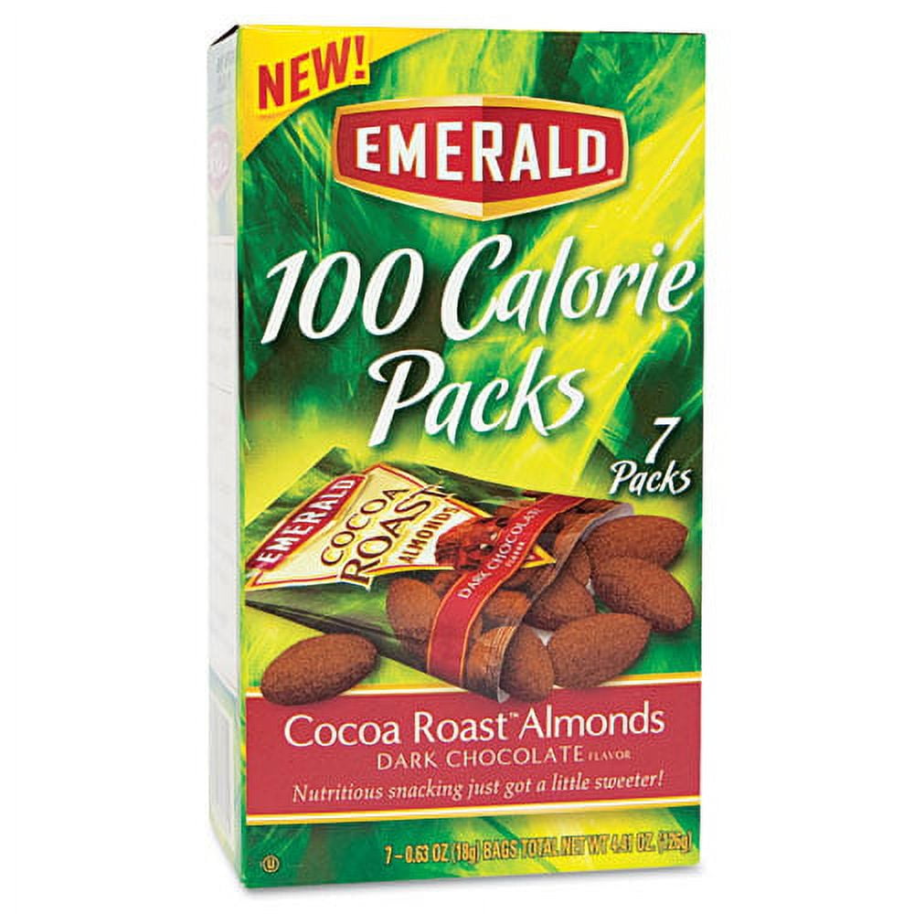 100 Calorie Pack Cocoa Roast Almonds, 0.63 Oz Packs, 7/box | Bundle of 10 Boxes