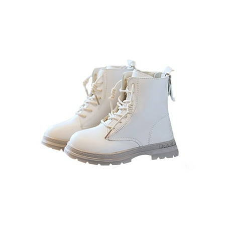 

SIMANLAN Girls Boys Winter Snow Boots Warm Flat Plush Shoes Waterproof Outdoor Slip Resistant for Toddlers Little Unisex Beige-Warm Lined 12C