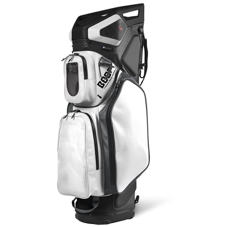 NEW Sun Mountain Golf 2022 Boom Cart Bag 5-Way No Logo - Black / White