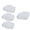 White & Grey, variant on 7 Pairs Moisturizing Socks Overnight, Lotion Socks for Dry Feet, Cotton Moisture Enhancing Socks, Spa Socks for Cracked Heel Repair, Cosmetic Therapy Socks for Women and Men