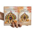 thumbnail image 3 of Happy Thanksgiving Airedale Terrier Turkey Costume Pumpkins Autumn Leaves Travel Passport Wallet Dale Waterside Dog Lover PU Leather Passport Holder Cover - 13014, 3 of 5