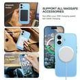 thumbnail image 5 of DOMAVER Magnetic iPhone 17 Case (6.3") - Slim Fit Matte Translucent Cover | Mag-Safe Compatible | Shockproof Anti-Yellowing | Light Blue, 5 of 8