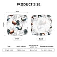 thumbnail image 6 of Uemuo Cool Chicken Pattern Waterproof Square Couch Cushion Covers, Magic Sofa Covers Washable, Stretch Sofa Seat Cushion Slipcovers, 6 of 9