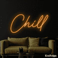 thumbnail image 3 of Craftnamesign Chill Neon Sign,Bedroom Decor,Beach Club Wall Art,Chill Sign, 3 of 4