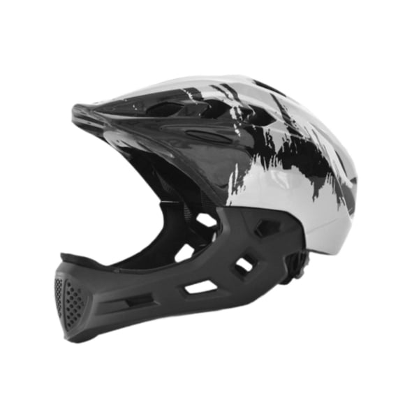 Casco de bicicleta para niños, casco de ciclismo para niños y niñas, casco deportivo con mejor amortiguación. Blanco