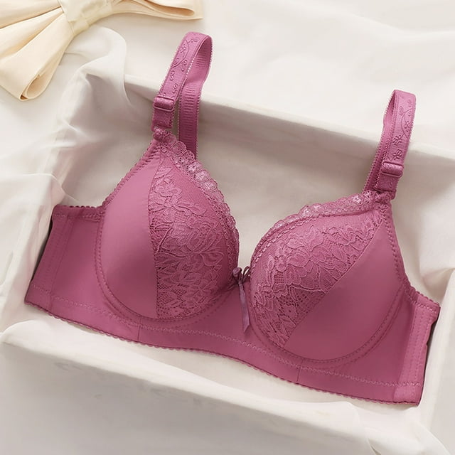 HongQid Seamless T-Shirt Everyday Bra Breathable Underwire Bra for Ladies Daily Shopping Gym Work Relaxation All-Day Fit