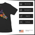 thumbnail image 4 of Tee Hunt Dean Russo Colorful Horse Youth T-Shirt Neon Mosaic Wild Mustang Kids, 4 of 5