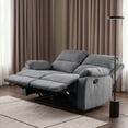 thumbnail image 1 of Love Seat Reclinable Easy Living Monza Gris Oxford, 1 of 6