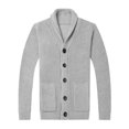 thumbnail image 5 of 2023 Vintage Mens Sweater Autumn Winter Knitted Men Cardigan Sweater Long Sleeve Casual Coats Jacket Mens Clothing Streetwear, 5 of 5