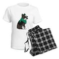 thumbnail image 4 of CafePress - Hipster Boston Terrier Women's Light Pajamas - Women's Short Sleeve Print T-Shirt and Pants Light Cotton Pajama Set, 4 of 7