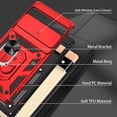 thumbnail image 5 of for Google Pixel 6 Pro Case with HD Screen Protector, Build in 360° Rotating Ring Kickstand [Military Grade] Protective Case for Pixel 6 Pro Case,Red, 5 of 7