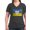 Charcoal, variant on CafePress - Ukraine Heart T Shirt - Women's V-Neck Dark T-Shirt