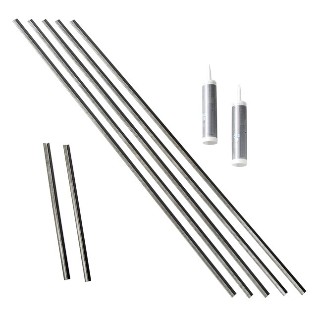 Fasade Kit d'Accessoires Crosshatch Argent