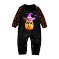 thumbnail image 1 of Family Matching Halloween Pajamas Set, Halloween Print PJs Sets 2 Pieces Loungewear Sleepwear Family Pajamas Matching Pjs, 1 of 3