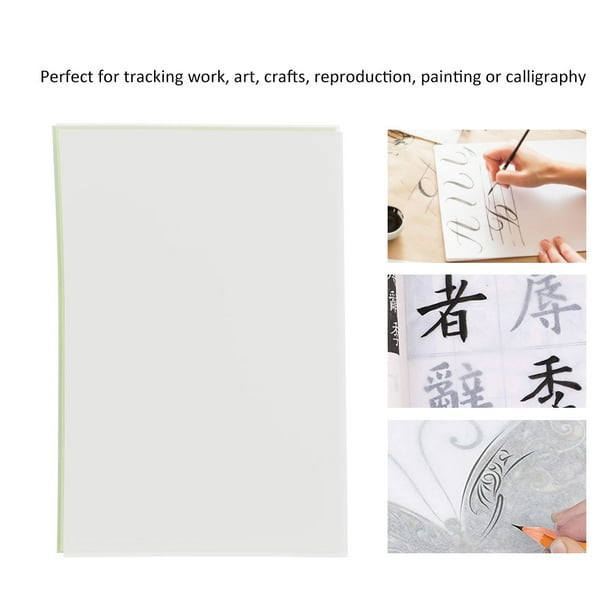 TOPINCN 100 Hojas de Papel de Calco Papel de Calco para Artistas Papel de Calco para Transferencia de Papel de Calco Papel de Calco para Arte Copia Escritura Dibujo Papel ANGGREK Otros