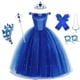 thumbnail image 2 of Disfraz de Cenicienta para niñas, disfraz de princesa para Cosplay, Ropa para Niñas, Navidad, fiesta de Halloween, vestido de cumpleaños para niños Fivean unisex, 2 of 2