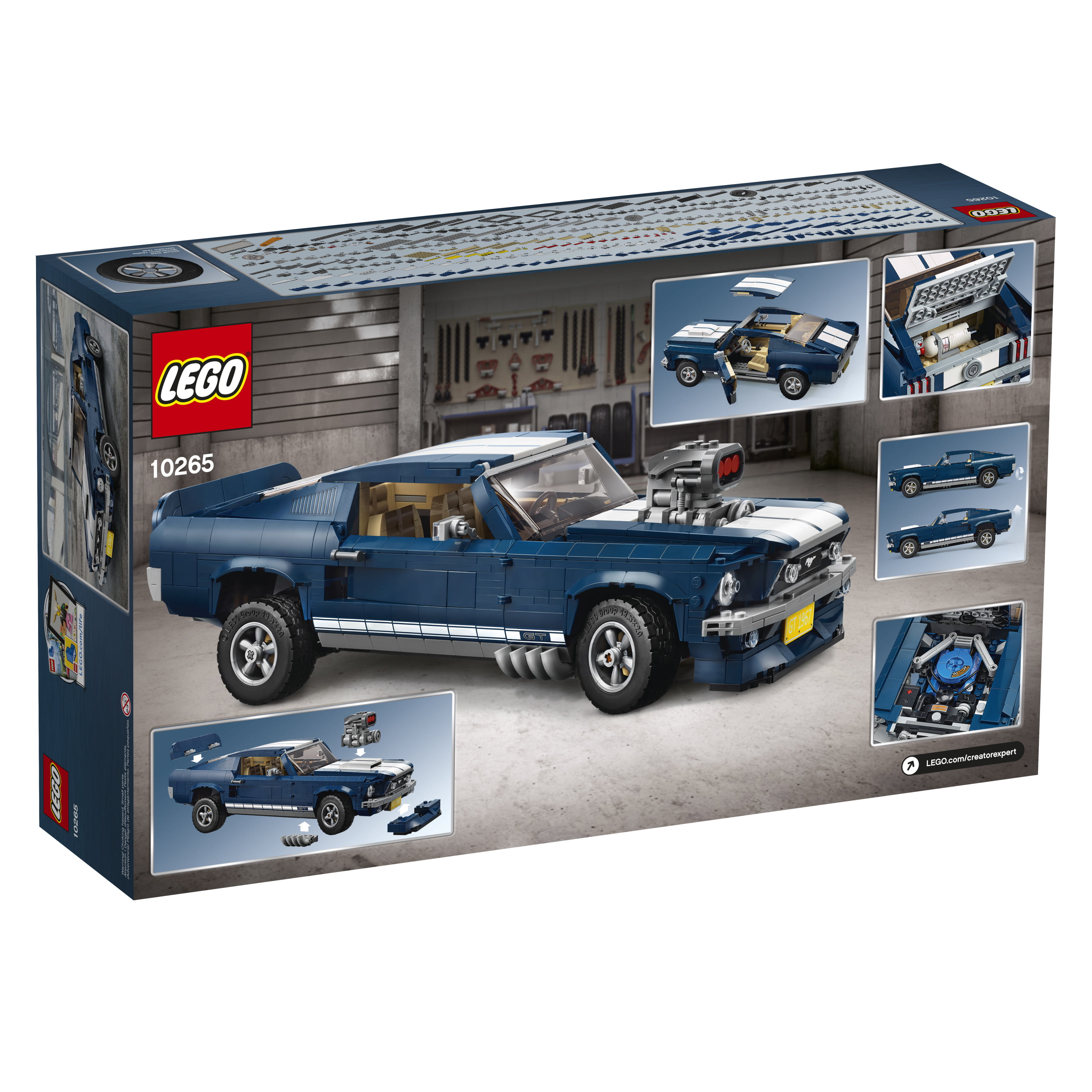LEGO Creator Expert Ford Mustang 10265 Building Set - Exclusive Advanced Collector's Car Model, Featuring Detailed Interior, V8 Engine, Home and Office Display, Collectible Adults and Teens - Walmart.com