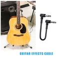 thumbnail image 2 of Cable de Pedal de efecto de guitarra eléctrica de 6,35, Cable de conexión de amplificador de guitarra de 15cm Likrtyny Accesorios para instrumentos musicales, 2 of 4