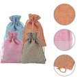thumbnail image 2 of Easter candy bag Gift box Rabbit egg burlap bundle pockets 12 Storage set for Easter gifts, 2 of 2