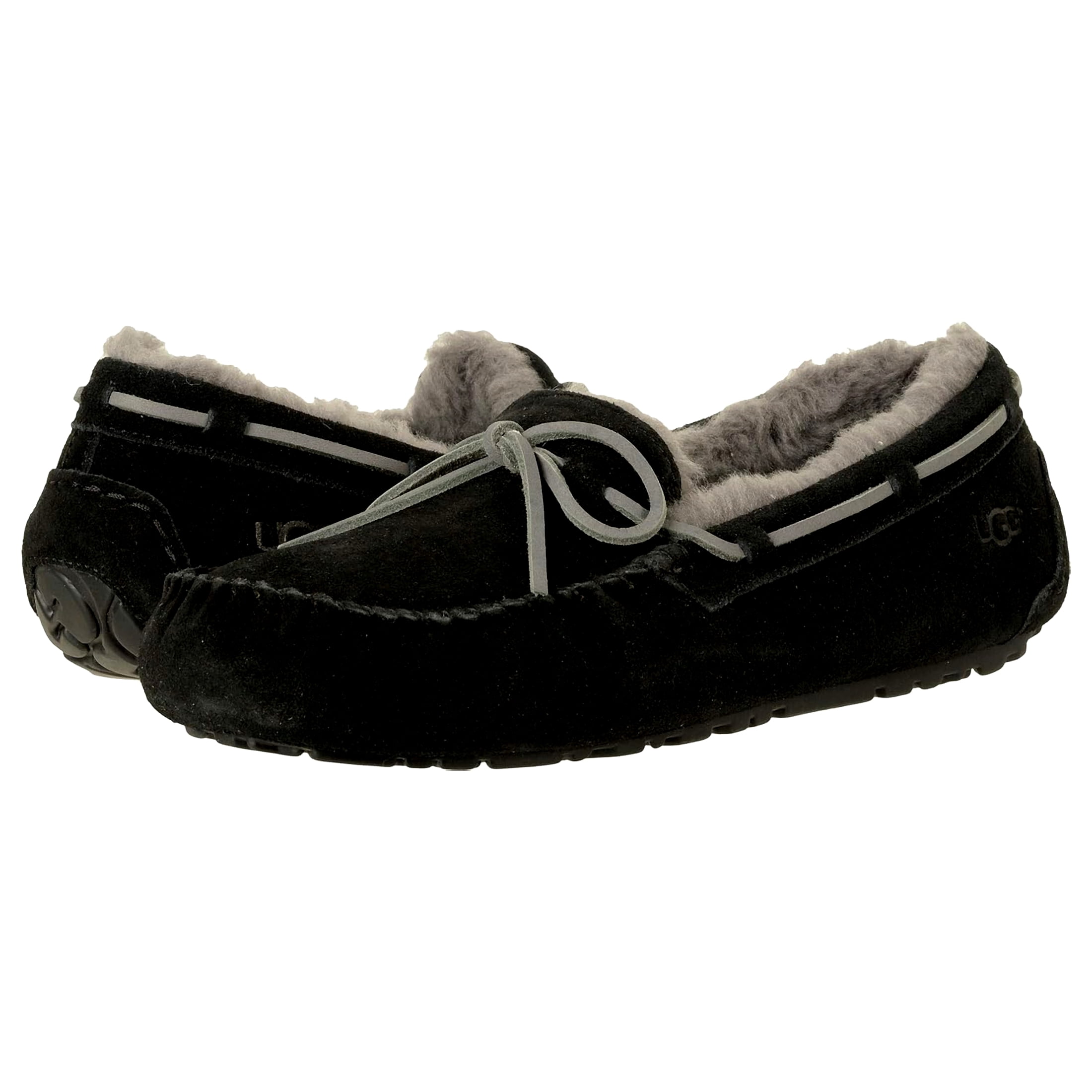 Ugg Australia Olsen Men's Suede Moccasin Slippers with Wool Lining