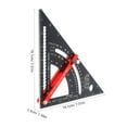 thumbnail image 2 of Phenofice Try Square Woodworking Adjustable Triangle Ruler for Accurate Line Marking 1Set, 2 of 8