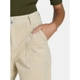 thumbnail image 3 of Time and Tru Women's Corduroy Mid Rise Utility Pants, 28" Inseam, Sizes 2-22, 3 of 5