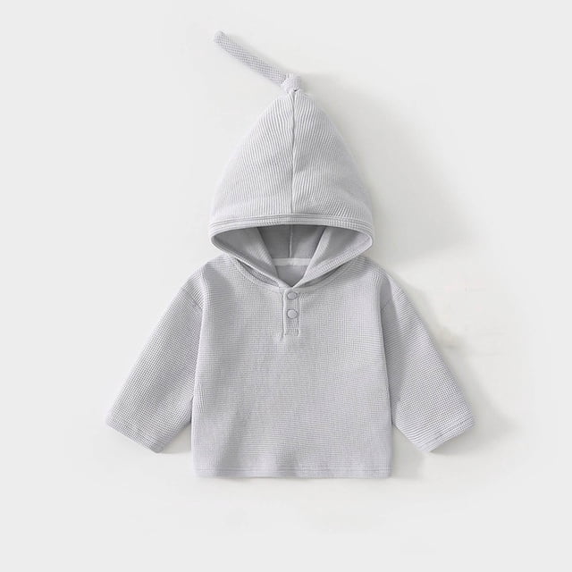 Cowsor Boys Girls Hoodies Cotton Long Sleeve Solid Hoodie Sweatershirt Preppy Cute Soft Pullover