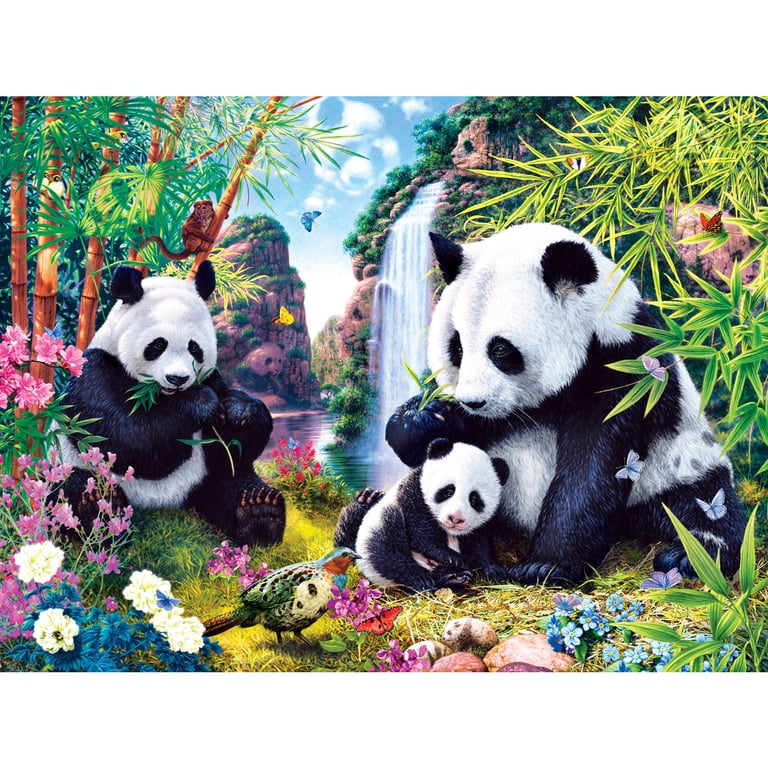 MasterPieces - Hidden Images - Glow in the Dark Shangri La Panda