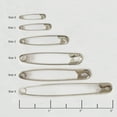 thumbnail image 5 of Safety Pins Size 5 (3") Extra Large Gold Tone Bulk Pack/50 Made in USA, 5 of 5