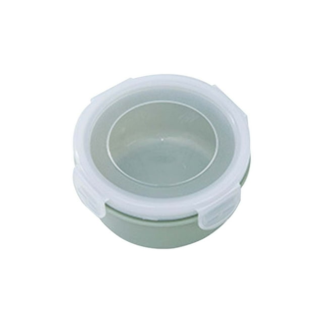 WREESH Food Refrigerator Storage Box Plastic Mini Storage Box Round Small Lunch Box Clearance