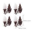 thumbnail image 3 of Milisten 4pcs Simulated Wall Lamps Mini Luminous Wall Lamp Sand Table DIY Materials, 3 of 6