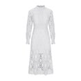 thumbnail image 5 of WXLWZYWL Womens Lace Midi Dress 2024 Eyelet Mock High Neck Puff Long Sleeve Button Tiered A Line Sun Dress, 5 of 5