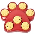 thumbnail image 1 of 1pc Pet Footprint Shaped Slow Feeder Pet Prevent Choking Puppy Toy, 1 of 5
