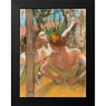 thumbnail image 2 of Degas, Edgar 12x14 Black Modern Framed Museum Art Print Titled - Dancers, 2 of 5