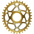 thumbnail image 2 of absoluteBLACK Race Face Oval Cinch Boost Direct Mount Traction Chainring Gold, 32T, 3Mm Offset, 2 of 3