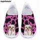 thumbnail image 1 of Zapatos planos casuales para mujer Doginthehole, zapatos de malla con estampado de dibujos animados de cachorros bonitos, cómodos y livianos, zapatos de enfermera sin cordones, 1 of 5