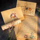 thumbnail image 4 of 6 piezas de papel Kraft vintage para cartas de Navidad, sobres de Papá Noel, muñeco de nieve, tarjetas de felicitación, suministros para fiestas de Navidad y Año Nuevo, 4 of 5