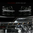 thumbnail image 5 of DNA Motoring For 07-14 Chevy Silverado 1500 2500 3500 HD LED DRL Headlight Lamps Pair Smoked/Clear, 5 of 7