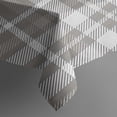 thumbnail image 3 of Gray White Plaid Checkered Pattern Rectangle Tablecloth 60"x84",Waterproof Polyester Rectangle Table Cloth, Wipeable Spillproof Polyester Tablecloth for Dining, Camping, Indoor and Outdoor, 3 of 5