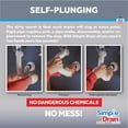 thumbnail image 4 of Simple Drain Self-Plunging Sink Drain Universal Trap Repair Kit 3EA-1V2-TC0, 4 of 7
