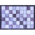 thumbnail image 1 of Ahgly Company Machine Washable Indoor Rectangle Abstract Blue Modern Area Rugs, 2' x 3', 1 of 4