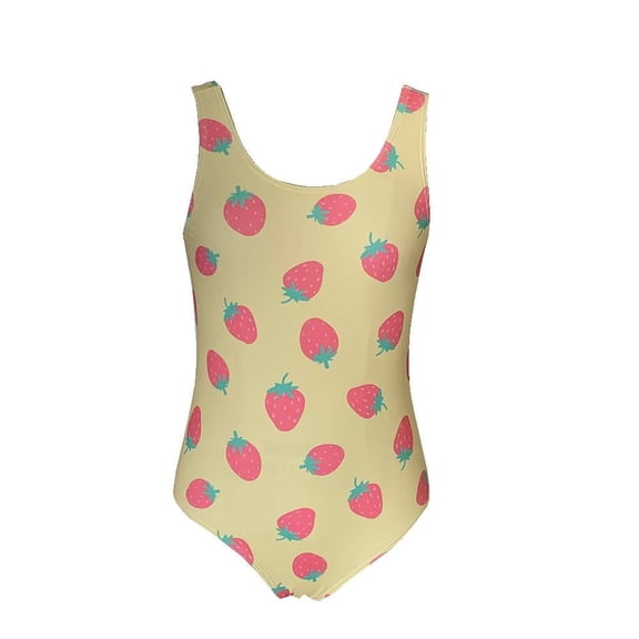Traje de Baño George para Niña, Completo color Amarillo Talla 6